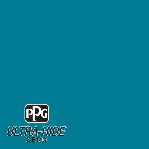 PPG 1 gal. #HDPB27D Ultra-Hide Zero Kingfisher Blue Satin Interior Paint