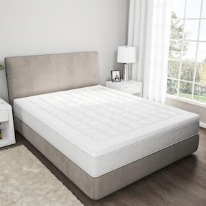 Linenspa Essentials 3 in. Full Down Alternative Fiber Bed Mattress Topper  LSES30FFDAFB - The Home Depot