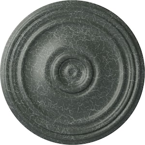 21" x 1-1/4" Reece Urethane Ceiling Medallion (Fits Canopies upto 6-3/4"), Athenian Green Crackle