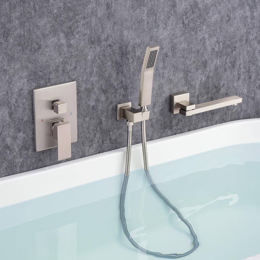 Single Handle 1 -Spray Shower Faucet 2.5 GPM with Pressure Balance Anti Scald in Brushed Nickel price history on PriceWatchPro