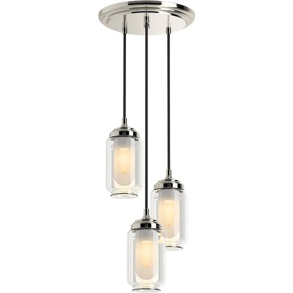 KOHLER Artifacts 3 Light Pendant Lighting Fixture for Kitchen Island