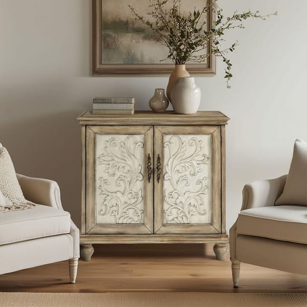Wyatt Reclaimed Natural 34 in. H Storage Cabinet