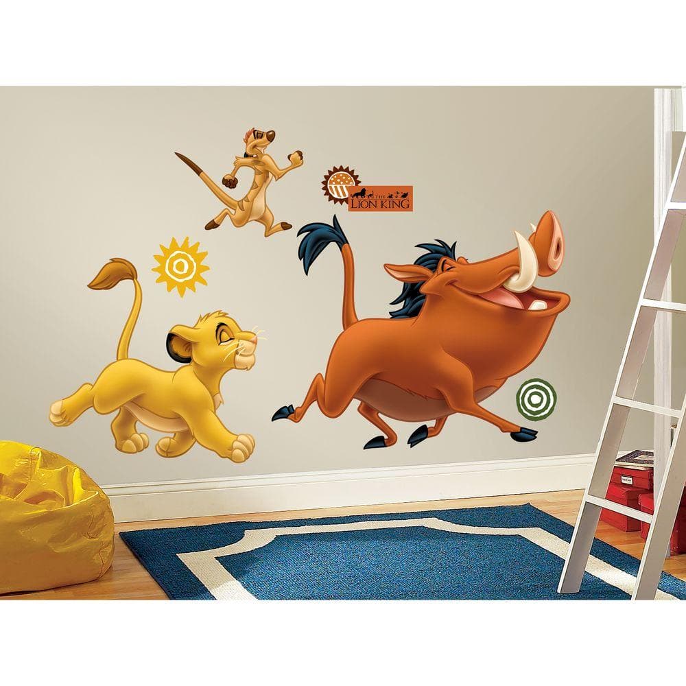 Fashion Wall Sticker Lion King Baby Wall Decal For Kids Children