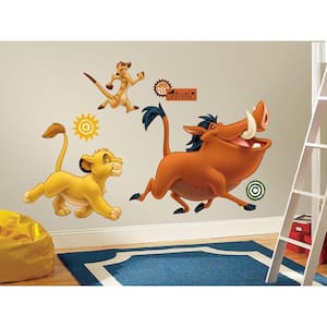 19 in. x 25 in. The Lion King Peel and Stick Giant Wall Decal