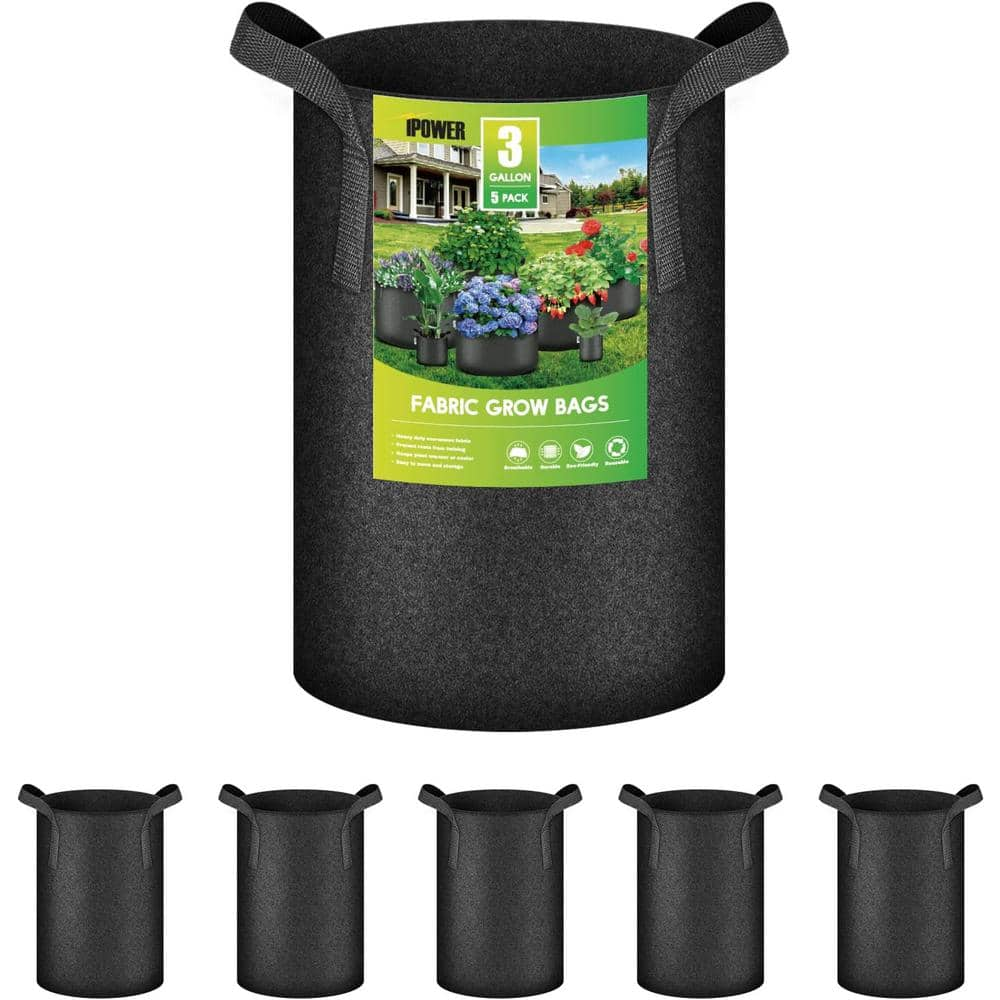 Black Grow Bags 1 Gallon