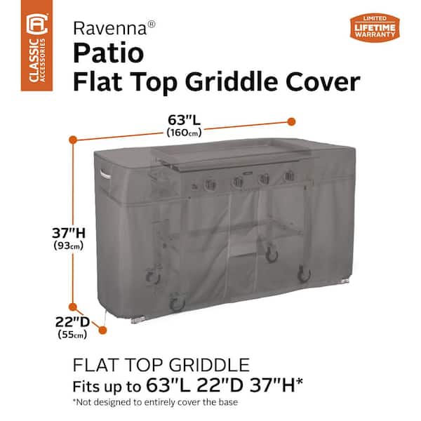 Ravenna 63 in. L x 22 in. D x 37 in. H Flat Top Griddle Cover