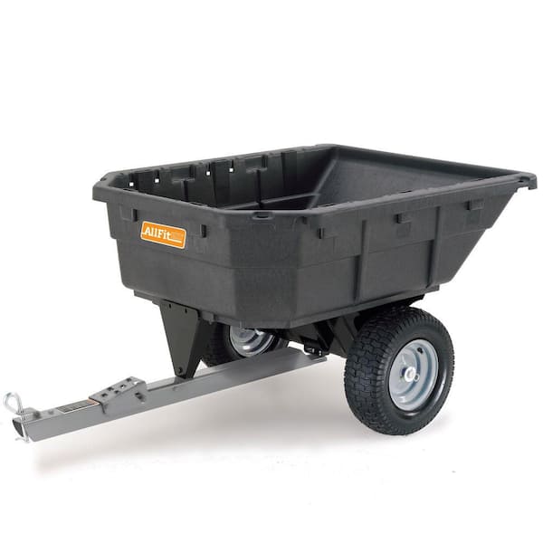 AllFitHD 15 cu. ft. 1000 lb. Capacity Poly Swivel Dump Cart