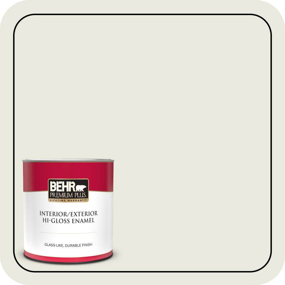 1 qt. #GR-W07 Angel Feather Hi-Gloss Enamel Interior/Exterior Paint & Primer price history on PriceWatchPro