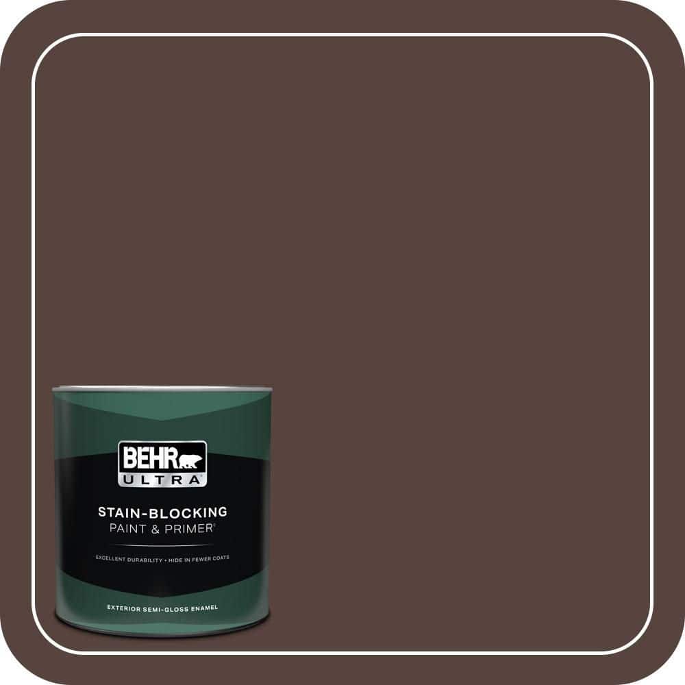 1 qt. #PPF-51 Dark Walnut Semi-Gloss Enamel Exterior Paint & Primer price history on PriceWatchPro