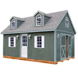 Arlington 12 ft. x 20 ft. Wood Storage Shed Kit with Floor Including 4 x 4 Runners