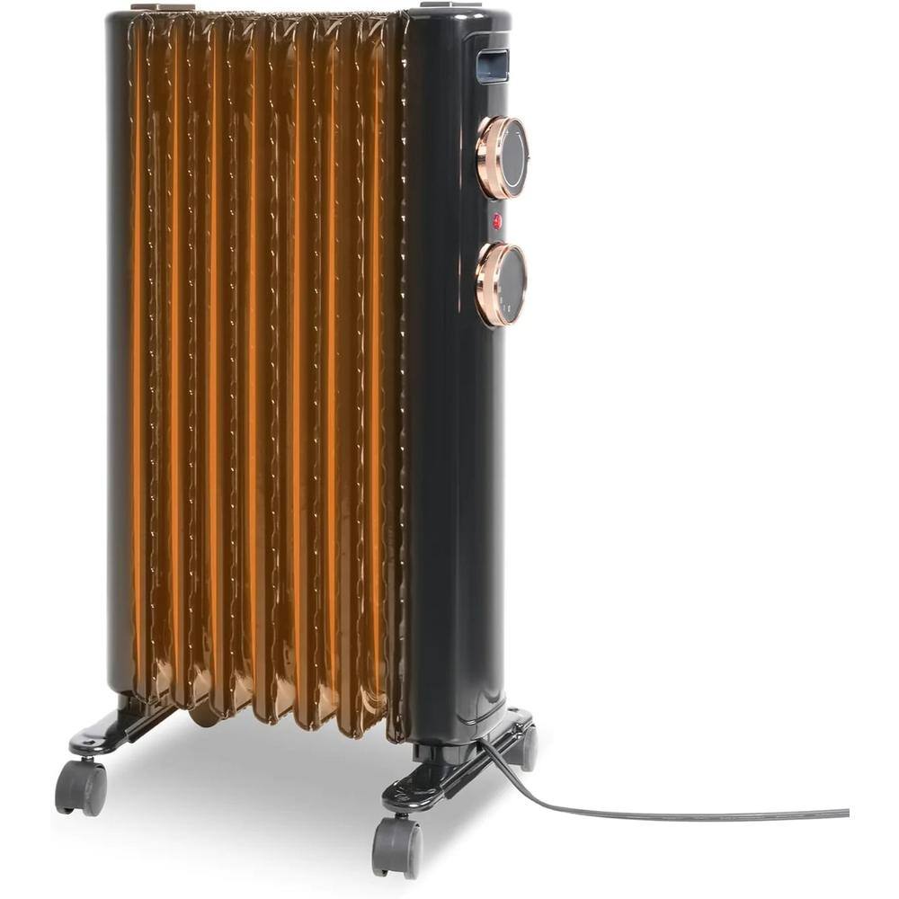Edendirect 1500Watt Electric OilFilled Radiator Heater in White with