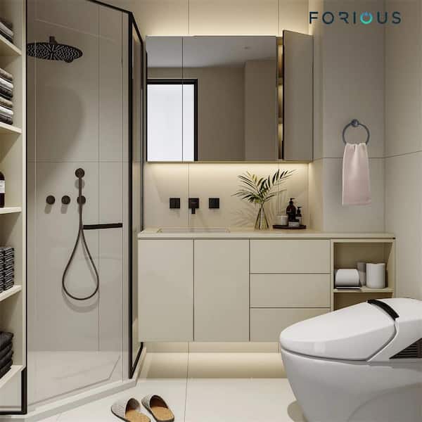 Bathroom Towel Ring Wall Mounted In Oil Rubbed Bronze