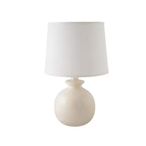 Bristol 21 in. Gloss White Indoor Table Lamp