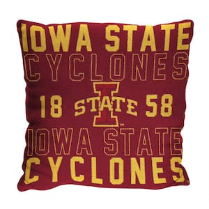 NCAA Iowa State Stacked Pillow
