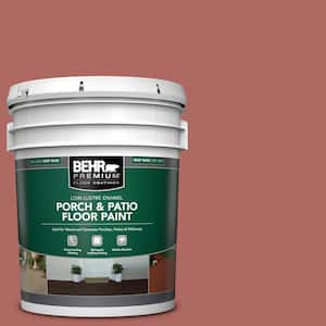 5 gal. #PPU2-13 Colonial Brick Low-Lustre Enamel Interior/Exterior Porch and Patio Floor Paint