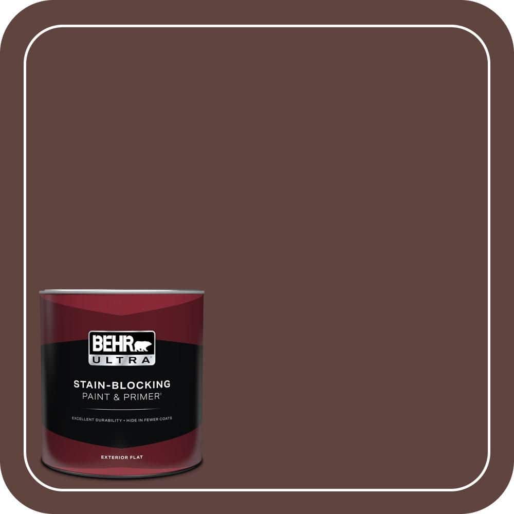 1 qt. #MQ1-54 Death By Chocolate Flat Exterior Paint & Primer price history on PriceWatchPro