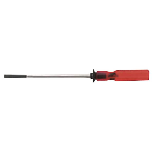Klein Tools 5/16 in. Slotted Tip Screw-Holding Flat Head Screwdriver with 8 in. Round Shank
