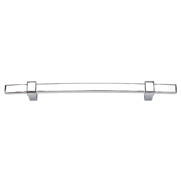 Atlas Homewares Buckle Up Collection 9.3 in. Polished Chrome Mega Center-to-Center Pull