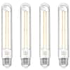 BLUEX BULBS 75-Watt Equivalent T10 Household Indoor LED Light Bulb in Warm  White (4-Pack) T10-185CM-8W-27 - The Home Depot