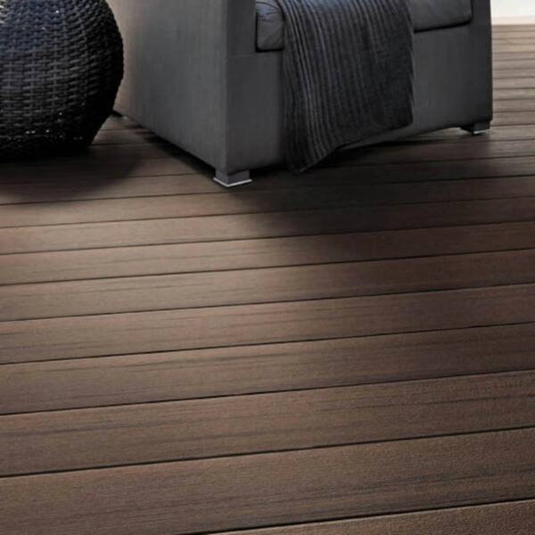 TimberTech Prime+ 1 in. x 6 in. x 8 ft. Dark Cocoa Square TimberTech Prime+ 1 in. x 6 in. x 8 ft. Dark Cocoa Square