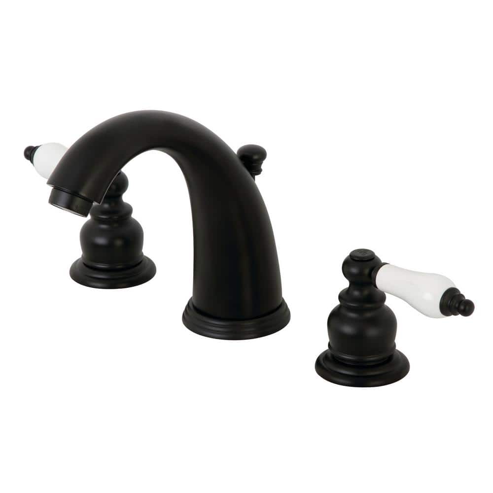 Victorian 8 in. Widespread 2-Handle Bathroom Faucet in Matte Black price history on PriceWatchPro