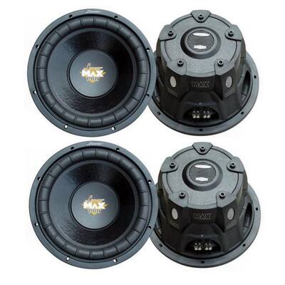 PRO 8 in. 3200-Watt Car Audio Subs SVC 4 Ohm Power Subwoofers (4-Pack)