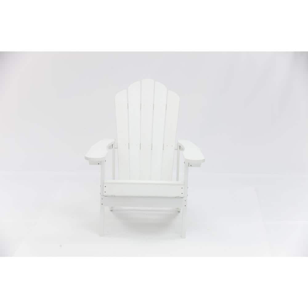 Snow White Reclining Plastic Adirondack Chair