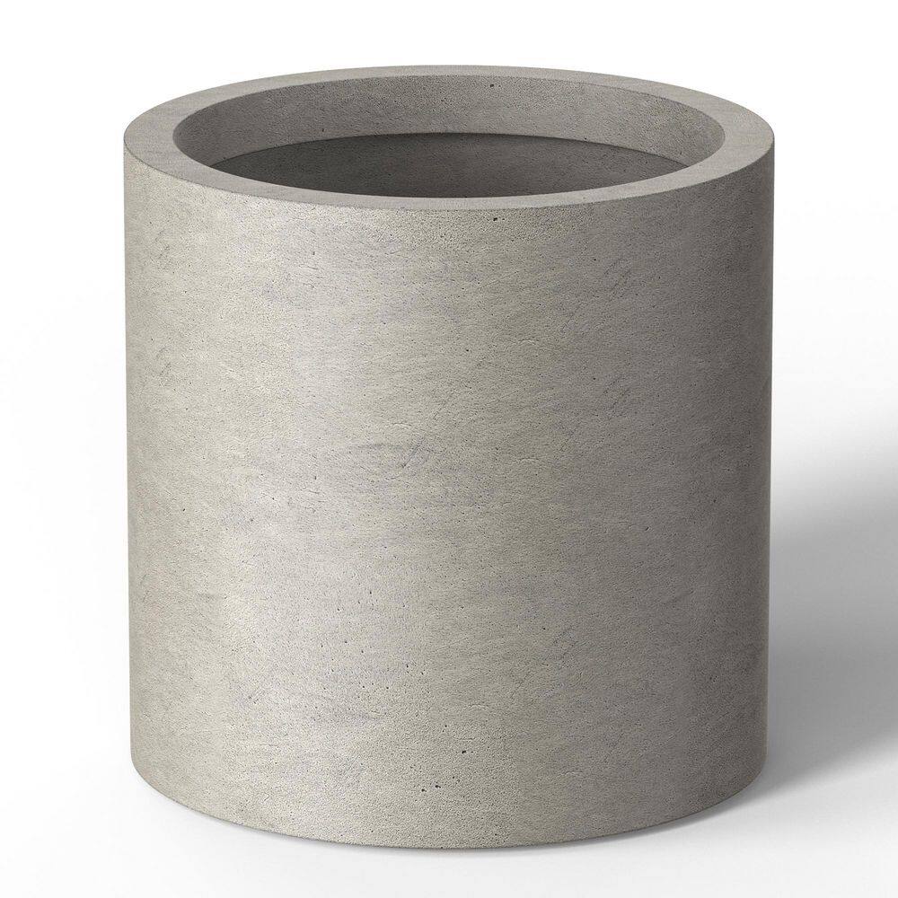13 in. Medium Light Gray(Enhanced Core) Concrete Round Planter / Pot with Drainage Holes price history on PriceWatchPro