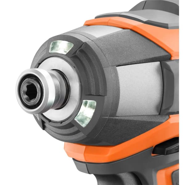 RIDGID - 18-Volt Lithium-Ion Cordless Brushless Hammer Drill and Impact Driver 2-Tool Combo Kit with (2) 4.0Ah Batteries, Charger