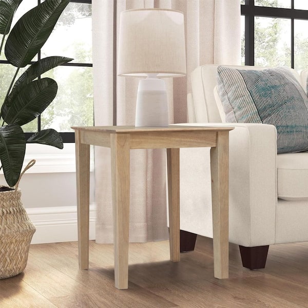 International Concepts Stephanie 22 in. Honey Square Solid Wood