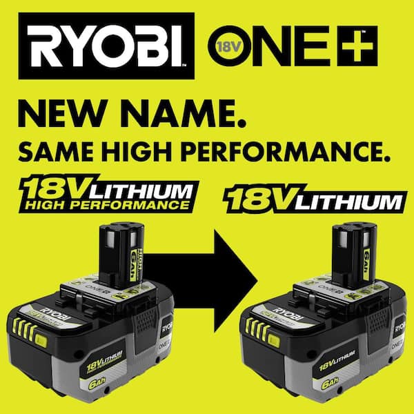 ONE+ 18V 6.0 Ah Lithium-Ion HIGH PERFORMANCE Battery