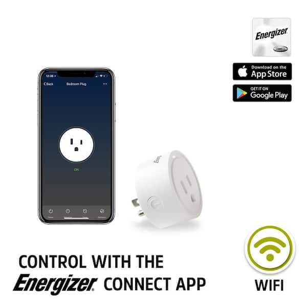Smart Wi-Fi Outdoor Plug, Second Generation - Energizer