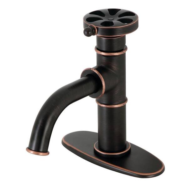 Kingston Brass Belknap Single-Handle Single-Hole Bathroom Faucet with ...