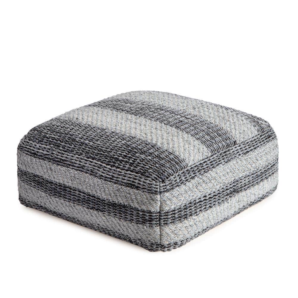 Honolua 34 in. x 34 in. x 16 in. Gray Ottoman