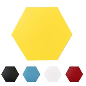 Hexagon Honeybee 6 in. x 6.9 in. Stone Peel and Stick Backsplash Tile (.22 sq.ft./Single)