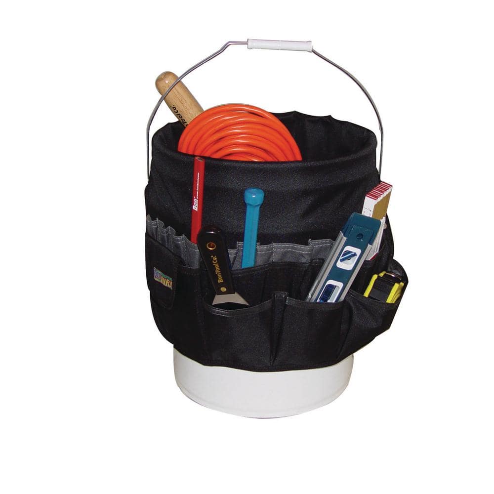 Bucket Tool Organizer with 62 Pockets- Fits Bucket Caddy 5 Gallon