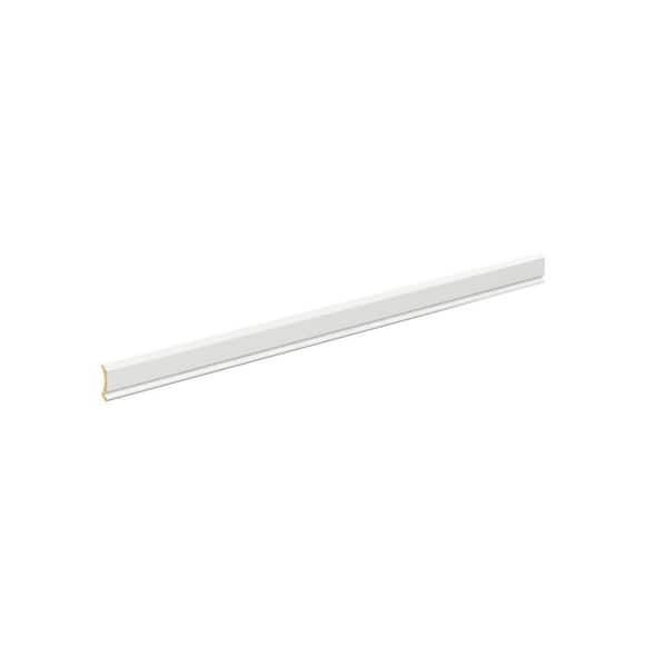 J COLLECTION 96 in. W x 5 in. H Crown Moulding in Bright White