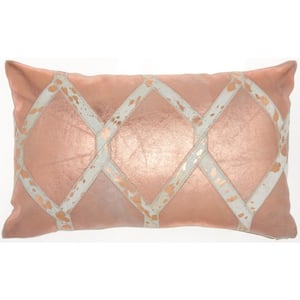 Rose gold throw sales pillows