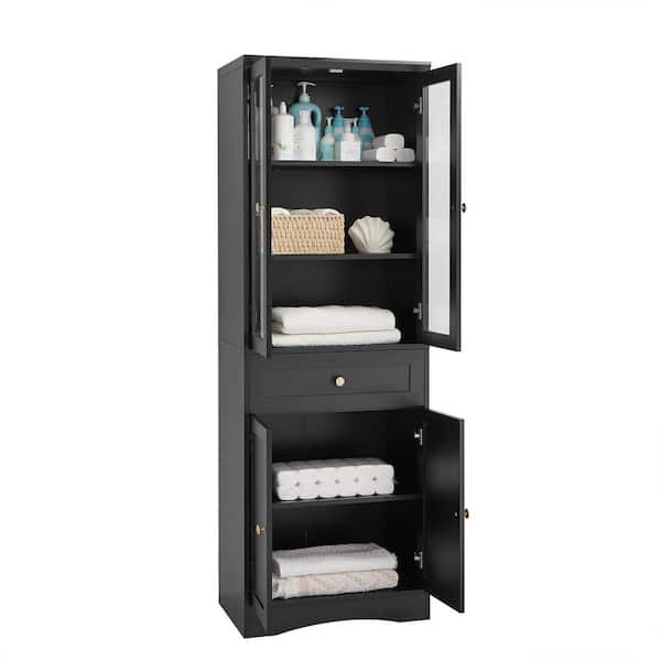 Ready assembled tall bathroom cabinets discount