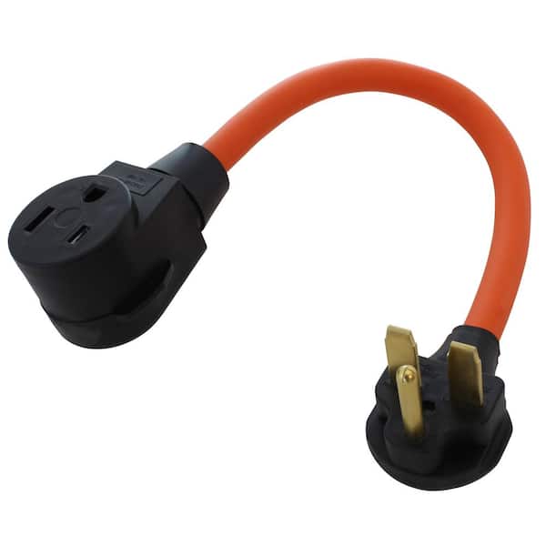1.5 ft. NEMA 6-30 3-Prong Commercial HVAC Plug to 6-50 Welder Adapter