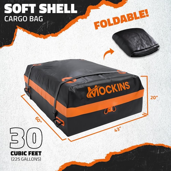 Mockins 30 Waterproof Rooftop Cargo Carrier Bag 60 x
