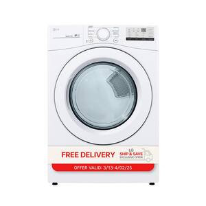7.4 Cu. Ft. vented Stackable Electric Dryer in White with Sensor Dry