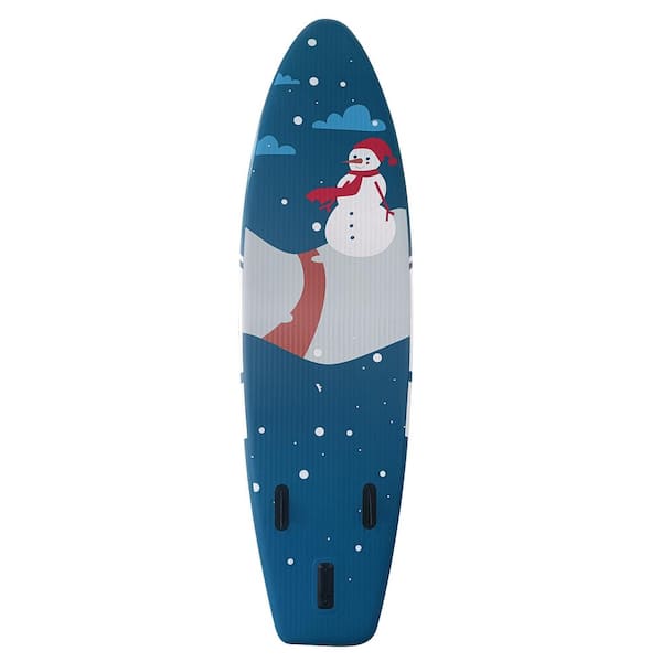 Afoxsos 9.83 ft. Antique Blue Green PVC Inflatable Stand Up Paddle Board with Accessories