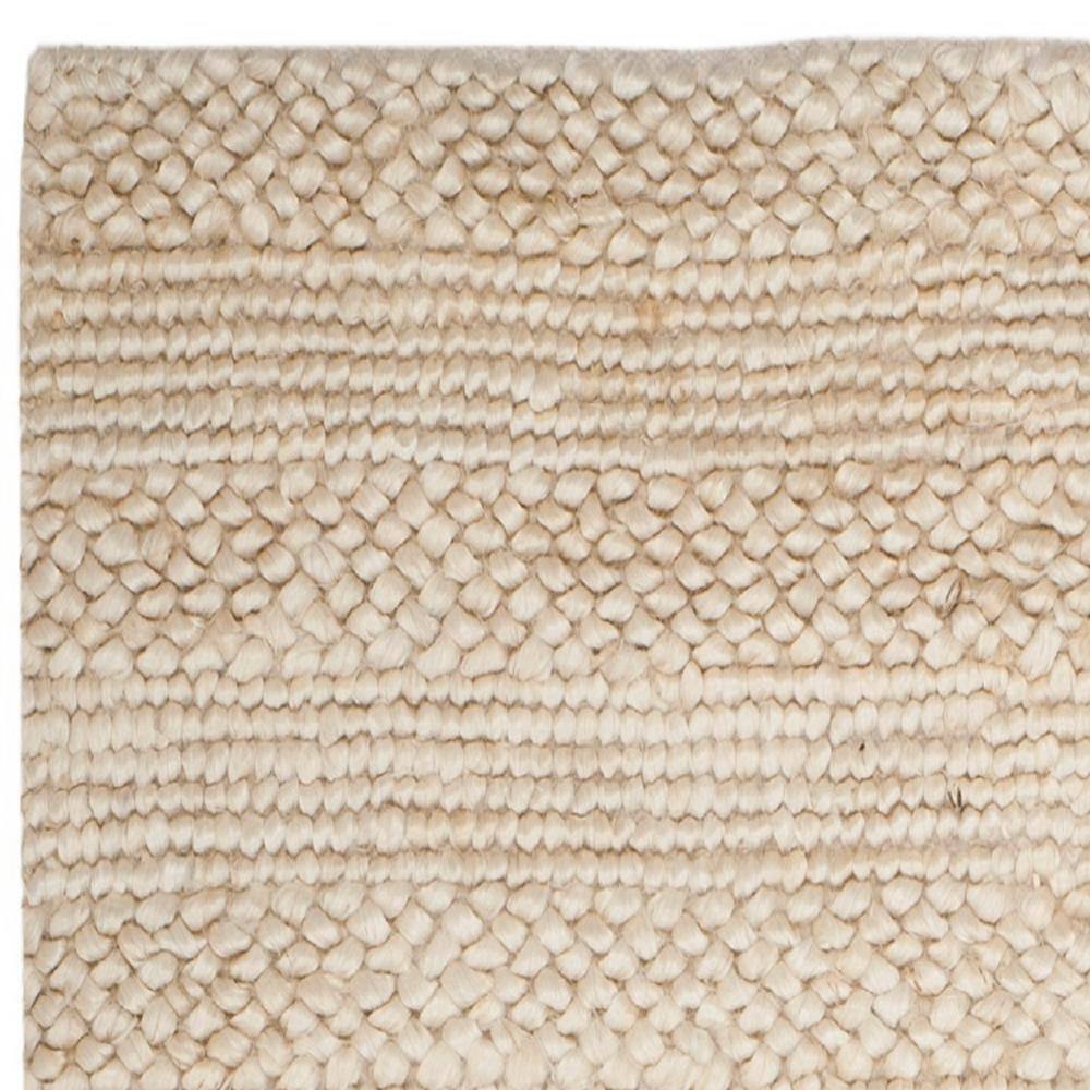 Handmade Bleach Cotton Runner Rug - 2'3" x 8'