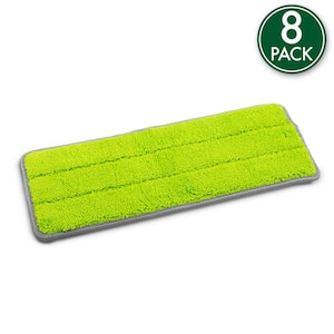 Rinse 'N Wring Microfiber Flat Mop Refill Pad (8-Pack)