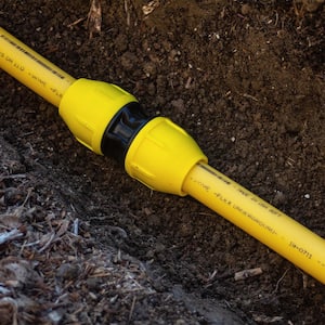 Underground 3/4in IPS Extension Kit (1)3/4in x 100 ft. Pipe, (2)3/4in Couplers, Gas Line Detection