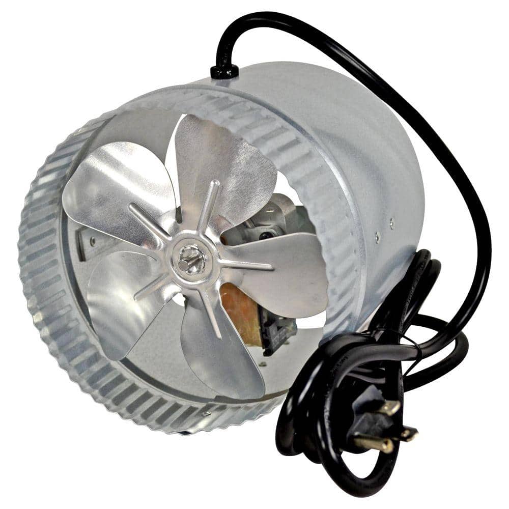 Suncourt 6 In Corded Duct Fan With More Powerful Motor Db6gtc The Home Depot