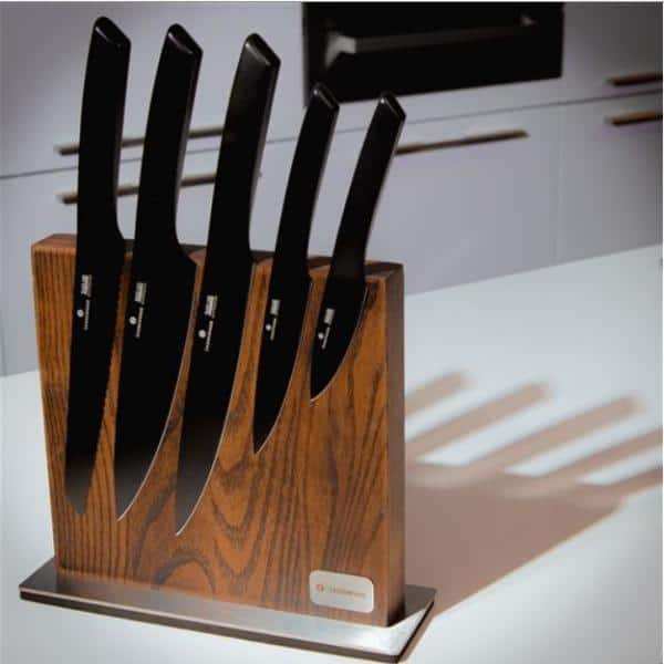 Zassenhaus Ash Wood Magnetic Knife Block