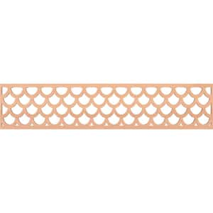 Hudson Fretwork 0.25 in. D x 46.75 in. W x 10 in. L Alder Wood Panel Moulding