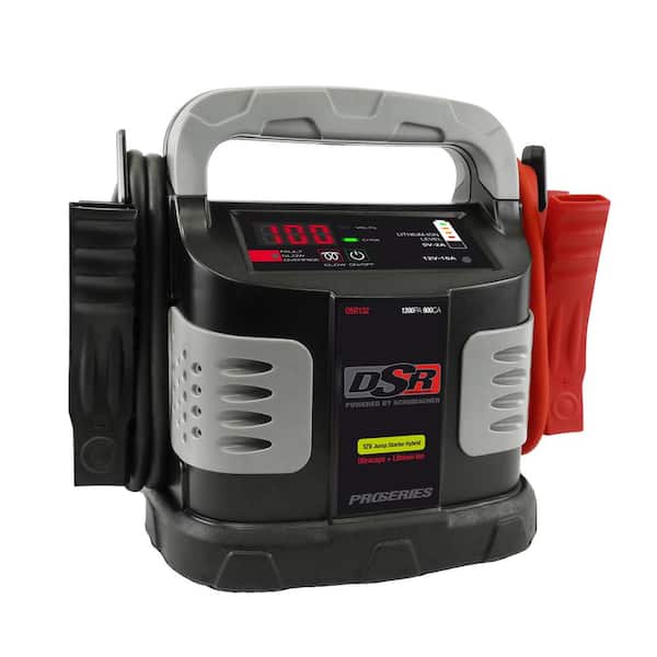 Schumacher Electric DSR Professional Grade 12 Volt, 1200 Peak Amps, Ultracapacitor and Lithium Ion Hybrid Jump Starter